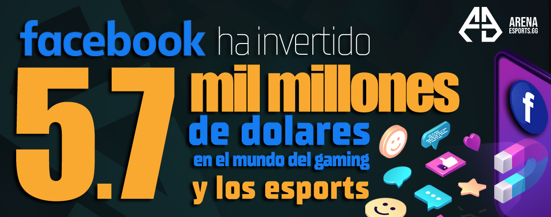 Aumenta la inversión de Facebook hacia gaming y esports